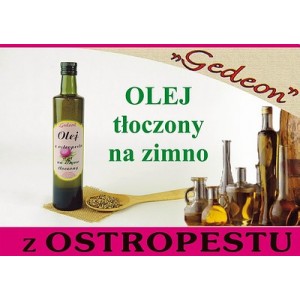 Olej z ostropestu 500 ml na zimno tłoczony