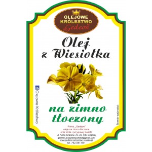 Olej z Wiesiołka na zimno tłoczony 500ml.