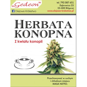 Herbata z kwiatu konopi. 50g.